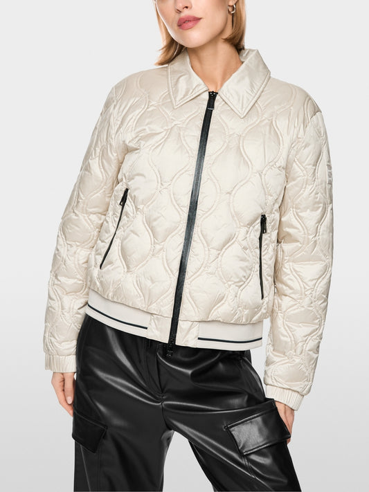 Marccain Sport Quilted jacket with contrasting details