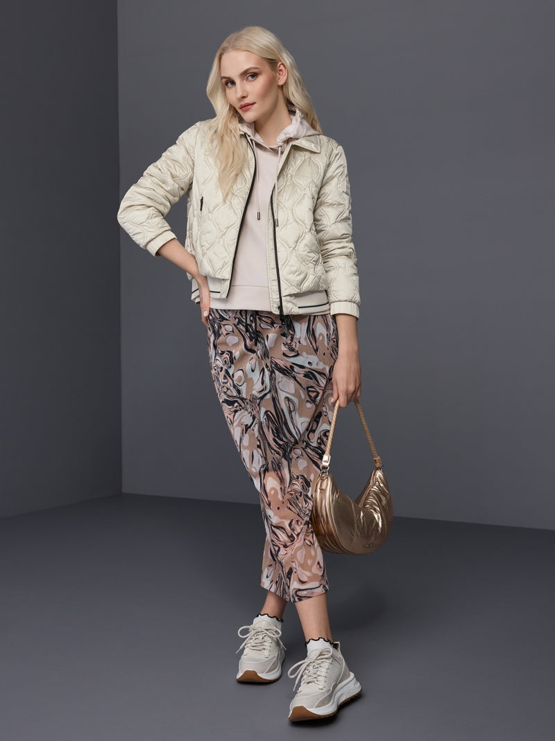 Marccain Sport Quilted jacket with contrasting details