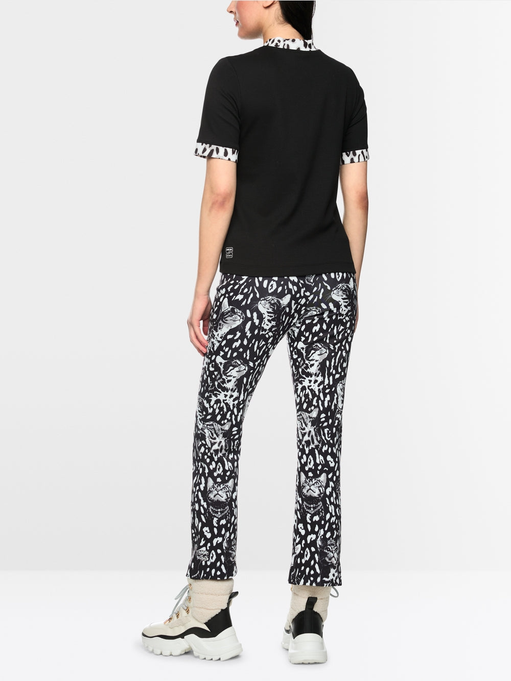 Marccain Sport Top with Leopard print