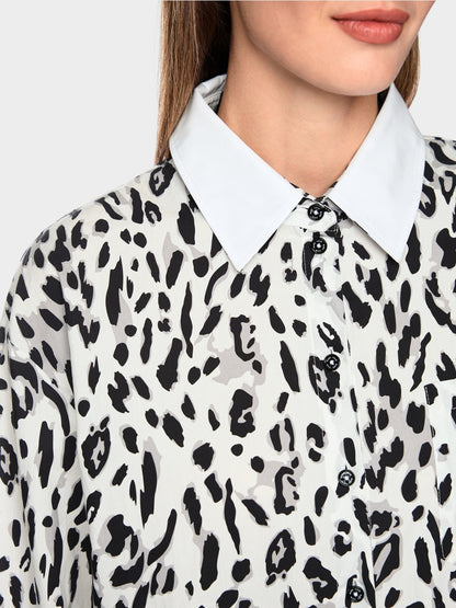 Marccain Sport Leopard Print Blouse