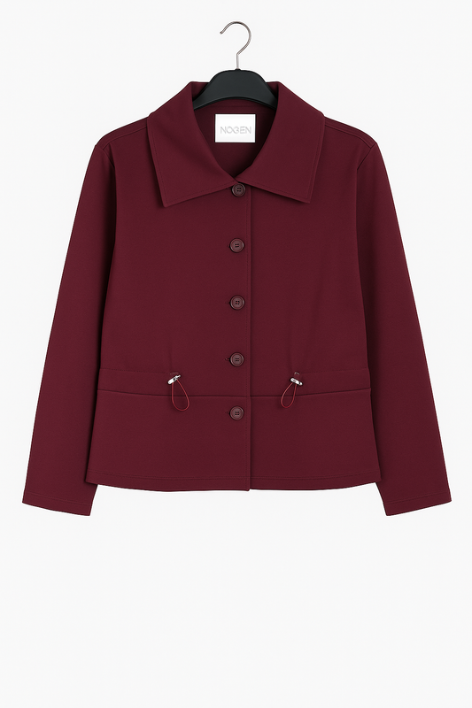 Noen Jacket With Drawstring