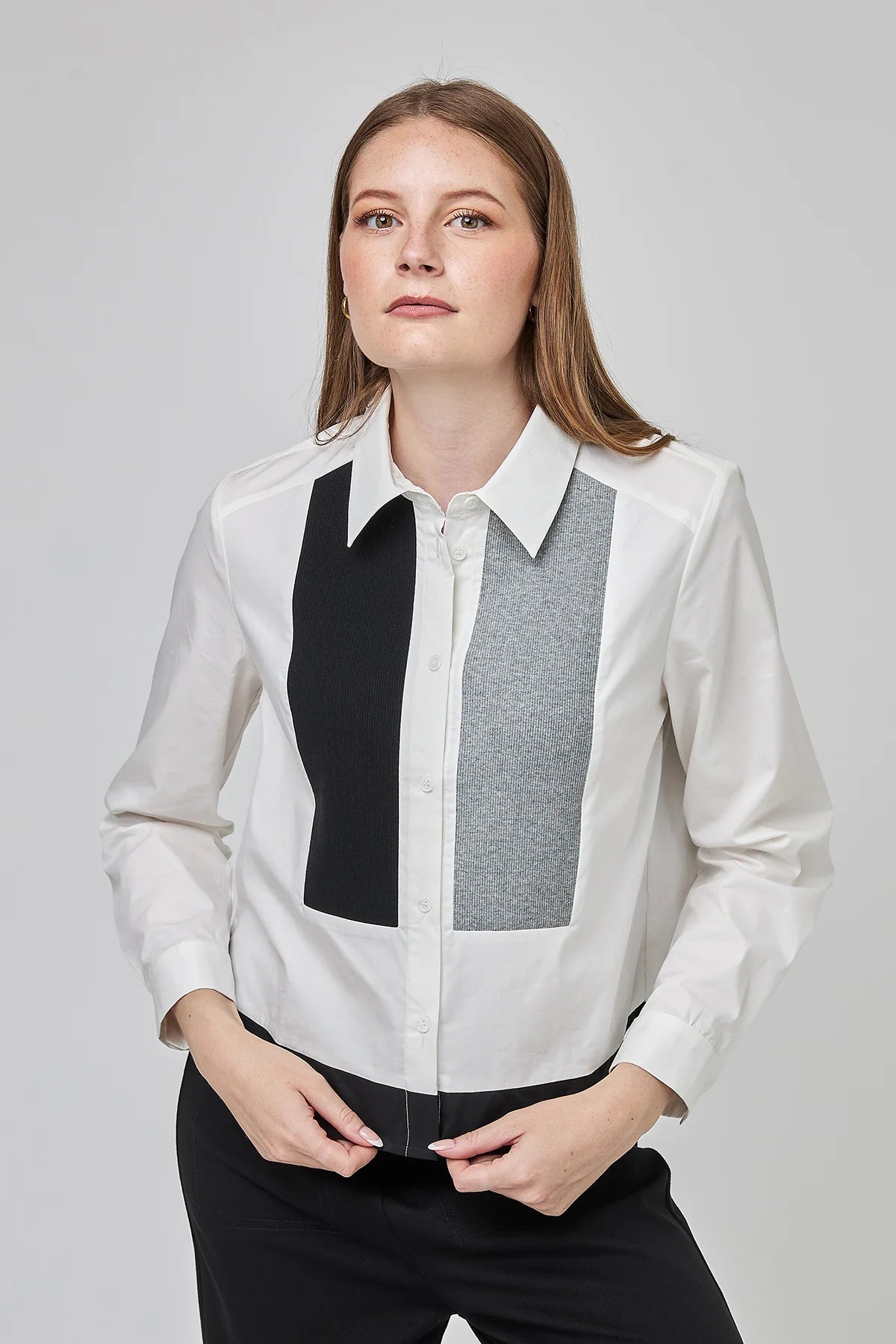 Uchuu Colorblock Panel Shirt