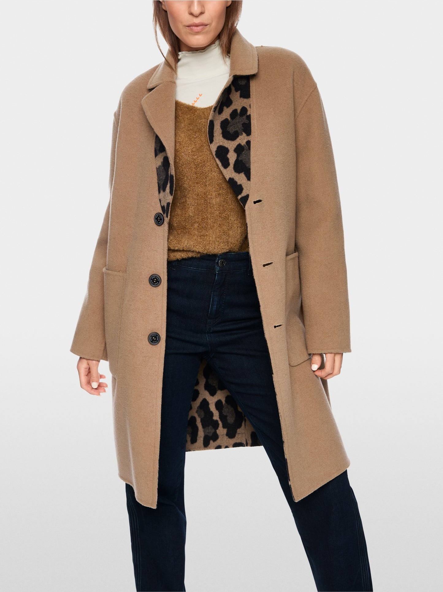 Marccain Reversible Camel Coat