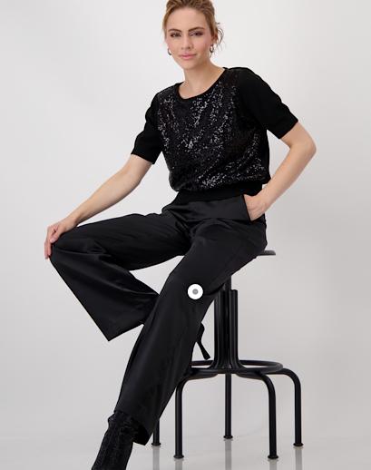 Monari Satin Trousers