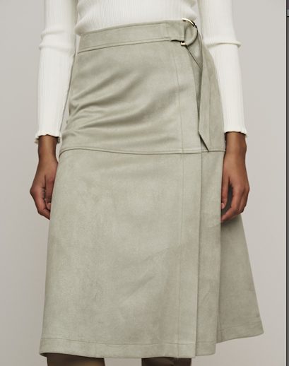 Rino And Pelle Faux Suede Skirt Anouk