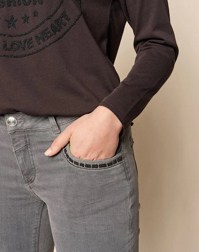 Mos Mosh Naomi Silver Jeans