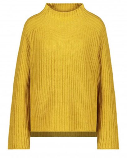 Monari Mustard Crew Neck Jumper