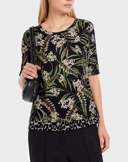Marccain T-shirt with all-over print