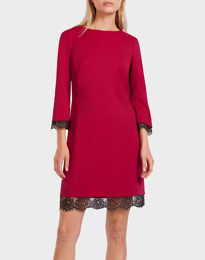 Marccain Dress With Delicate Lace