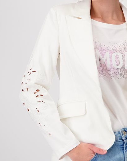 Monari Blazer with Lace Detail