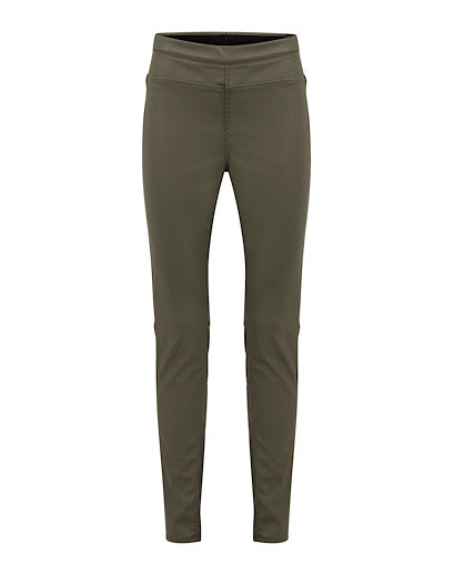 Knit Ted Amber Faux leather Pants - Olive