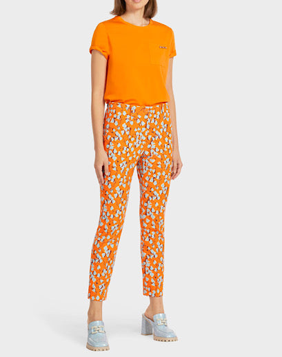 Marccain Stretch Pants with Imaginative pattern