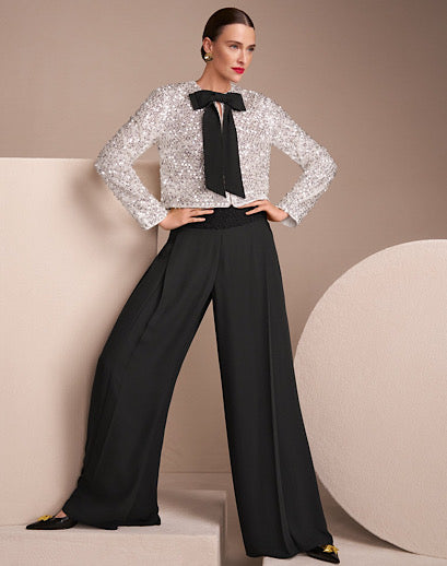 Marccain Silver Sequins Jacket