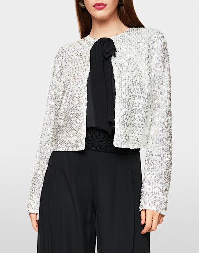 Marccain Silver Sequins Jacket