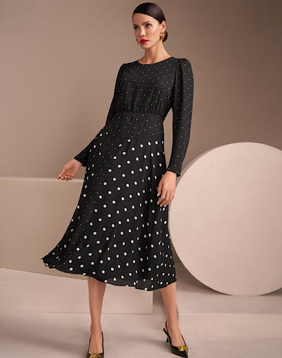 Marccain Polka Dot Elegant Dress
