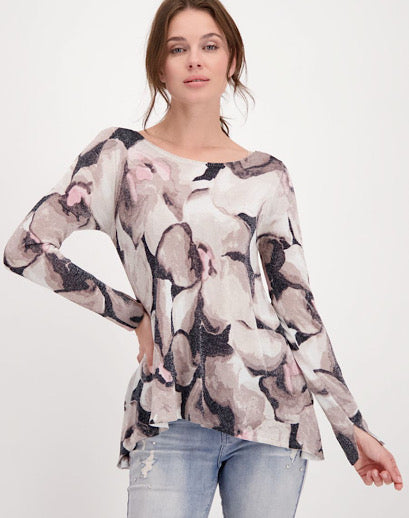 Monari Fine Knit Longsleeve Top