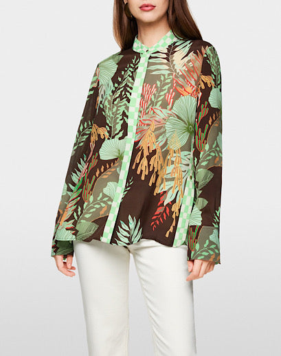 Marccain Light Blouse With Floral Print