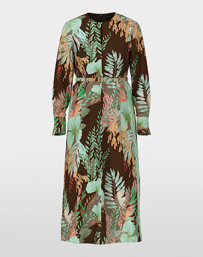 Marccain Maxi Dress With Floral Print