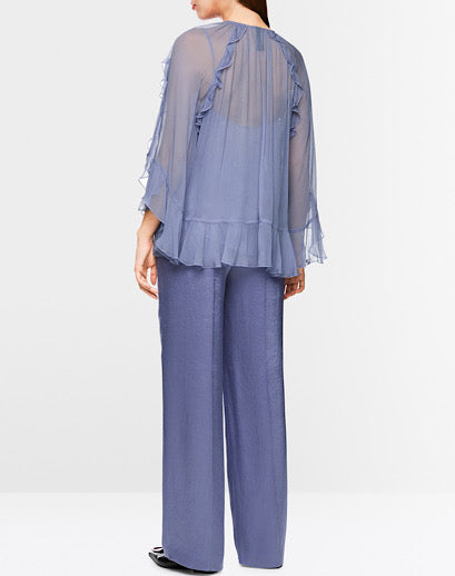 Marccain Boho-style Flounce Blouse