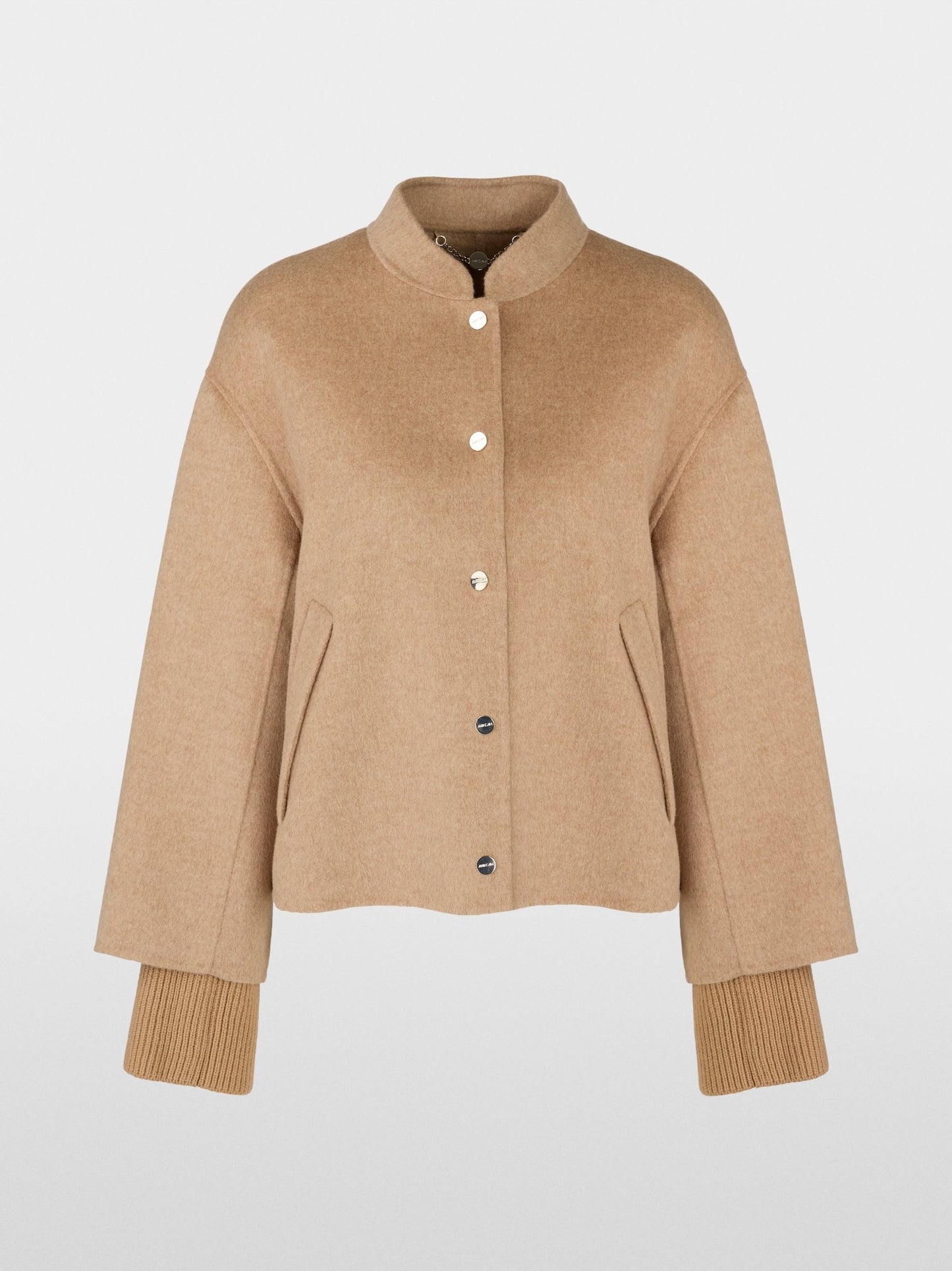 Marccain Oversized Jacket With Cuffed Sleeves