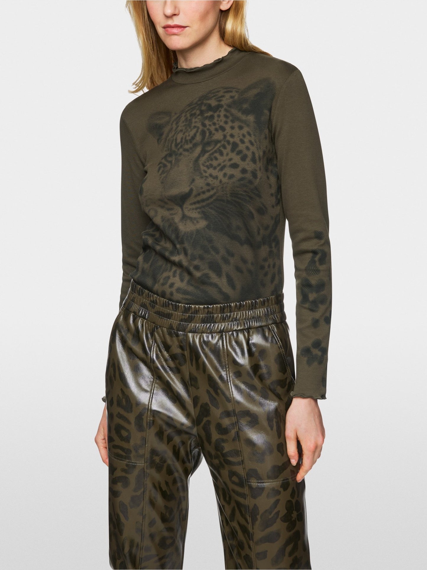 Marccain Sport Leo Print Top