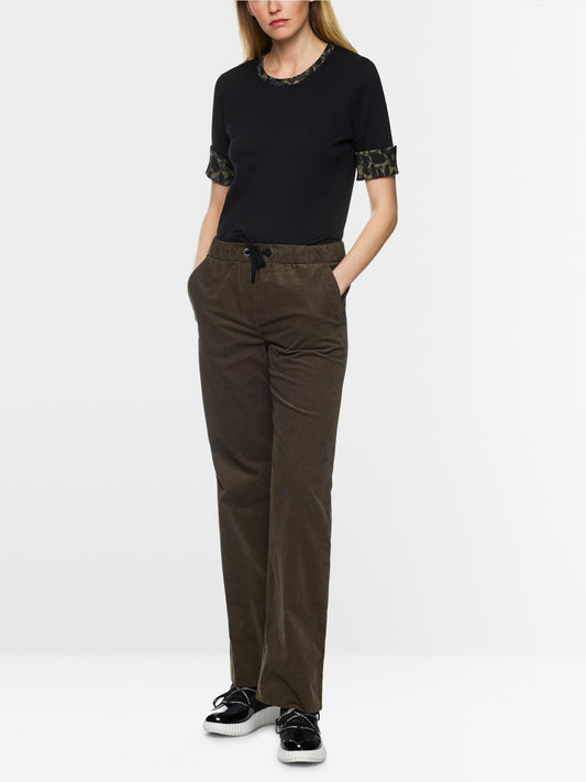 Marccain Sport Jersey Top With Print Detail
