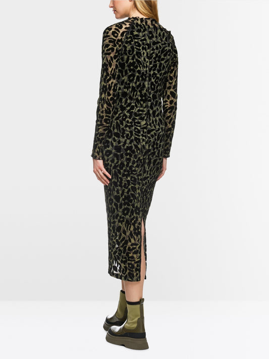 Marccain Sport Form Fitting Mesh Maxi Dress