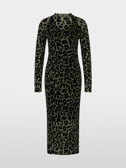 Marccain Sport Form Fitting Mesh Maxi Dress