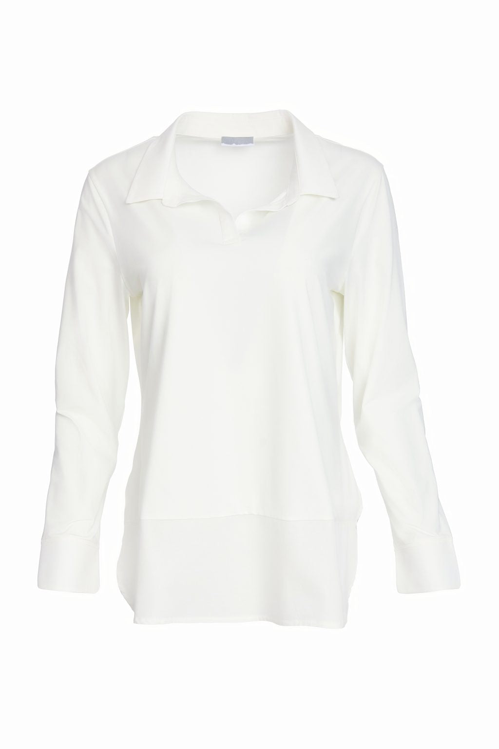 Naya Jersey Under Top With Cotton Collar Cuff and Hem Panel