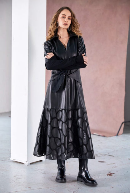 Naya Leatherette Dress