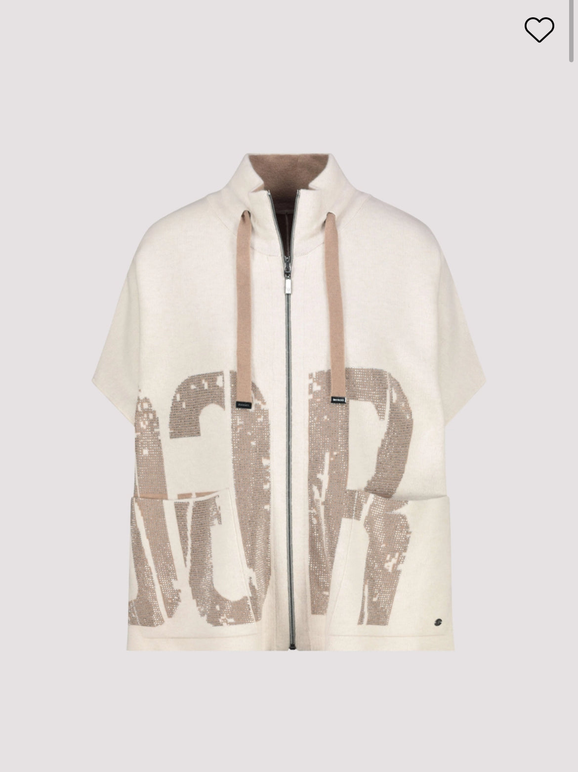 Monari Reversible Cardigan With Jacquard 809094