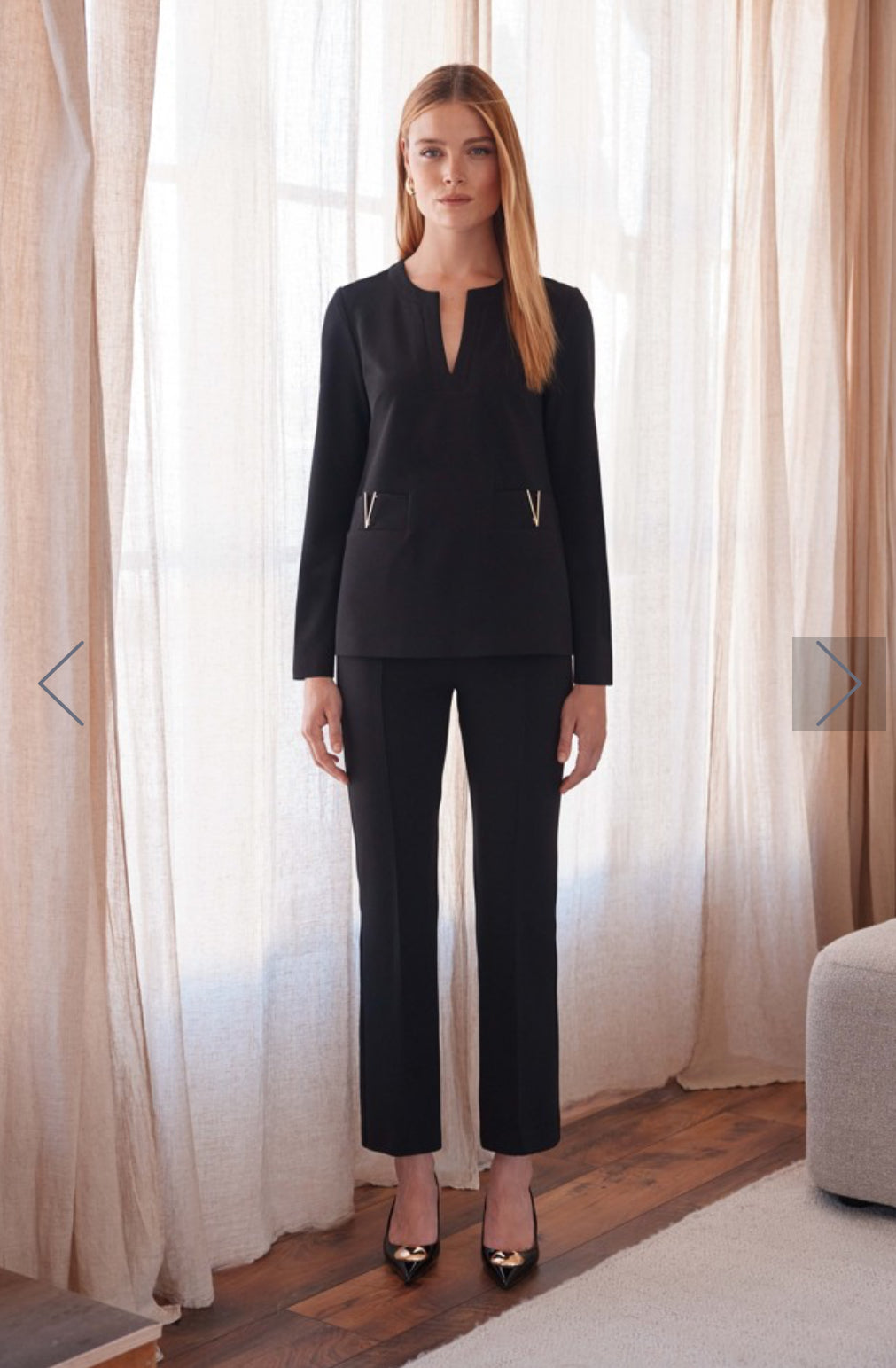 Arggido Black Trousers
