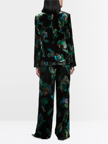 Marccain Blazer With Feather Print