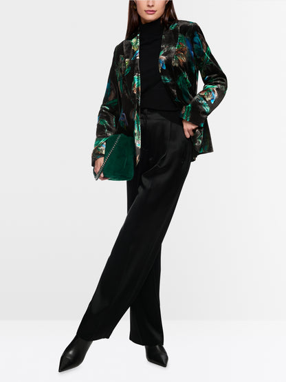 Marccain Blazer With Feather Print