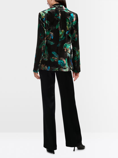 Marccain Blazer With Feather Print