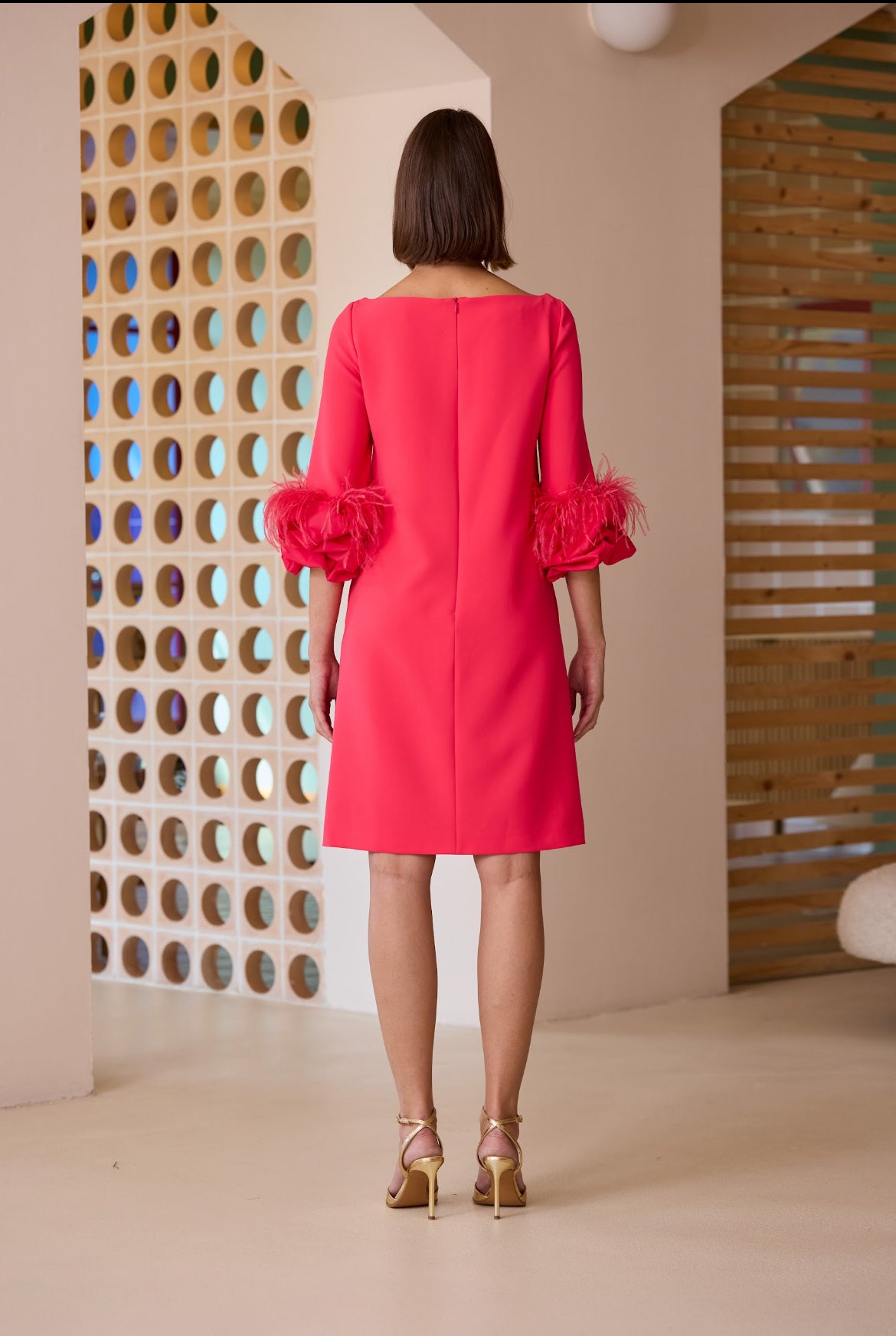 Carla Ruiz Fuchsia Dress