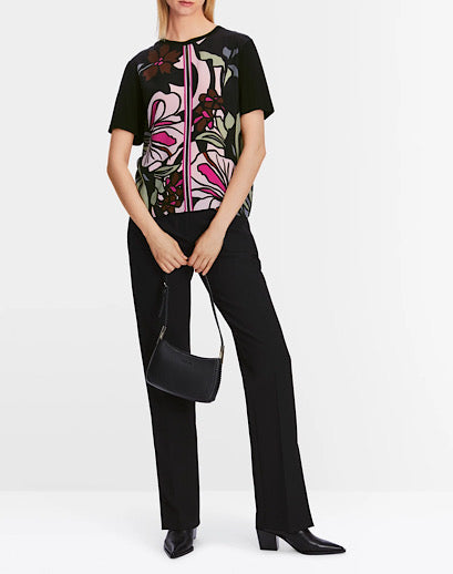 Marccain Top With Flower Print