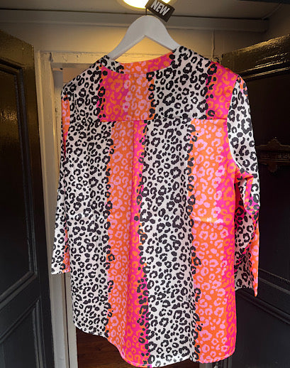 Vilagallo Francina Animal Print Blouse