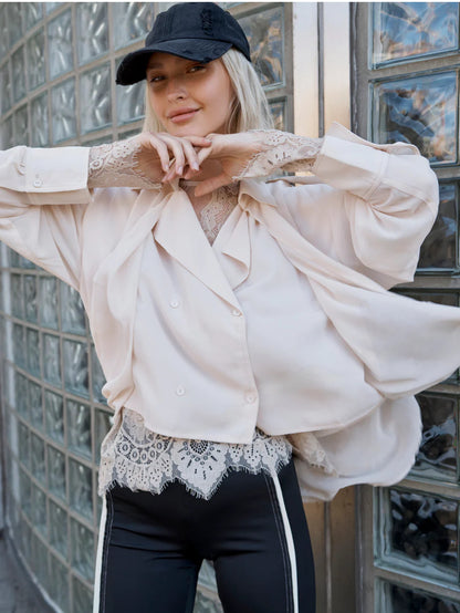 Nu Denmark Charlotte Top Bone