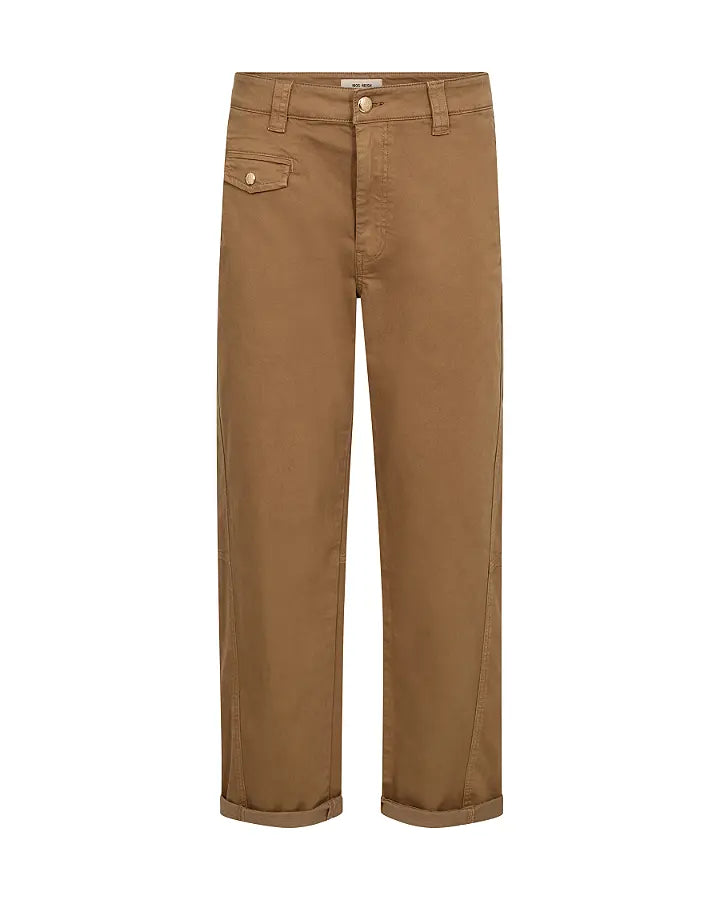 Brown pants on a white background