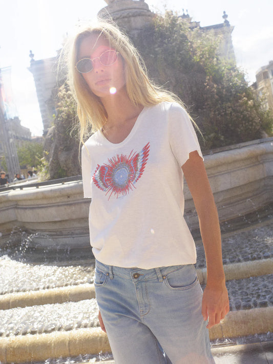 176780 Ecru Mos Mosh MMRomi Gethi O-SS Glam Tee