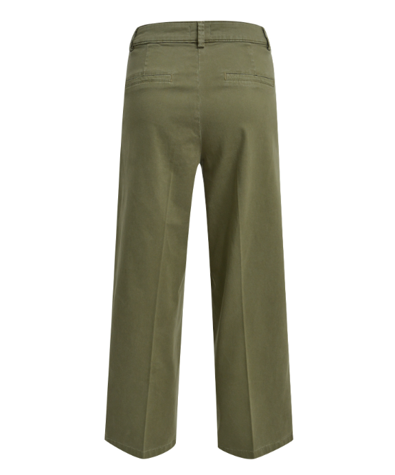 Milano Italy High Waisted Trousers With Pleat