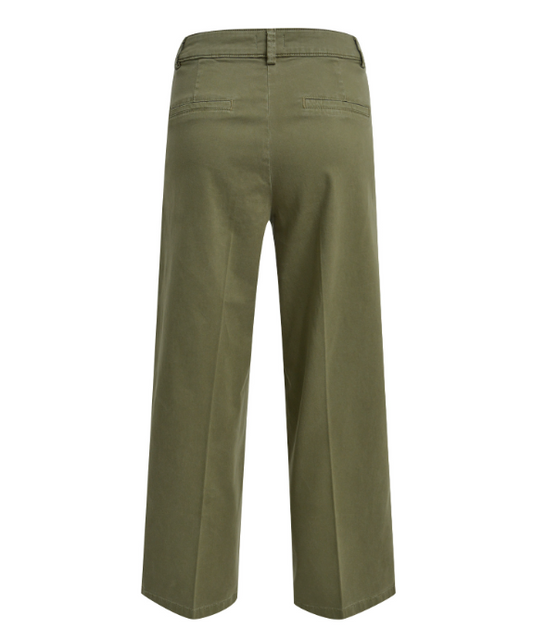 Milano Italy High Waisted Trousers With Pleat