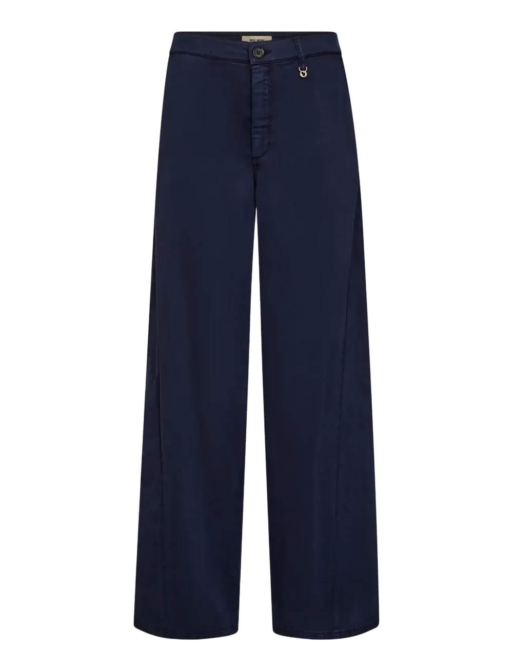 Wide legs pants with elastic in waistband