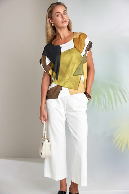 
Multi Colour Graphic Print Top