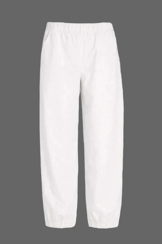 Naya tuck hem white pants 