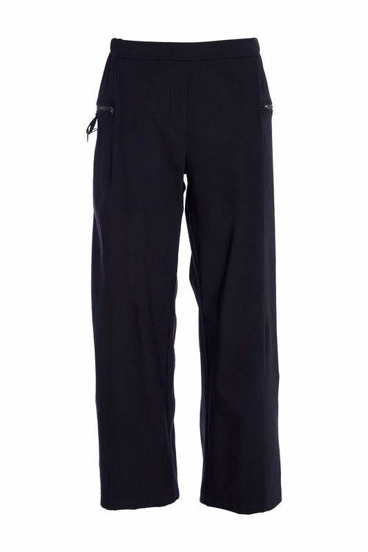Naya Wide Leg Trouser With Zip Detail