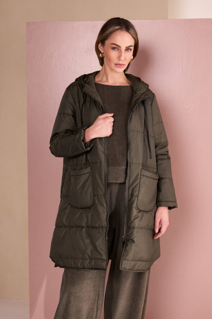 Naya Soft Cord Trouser - Army