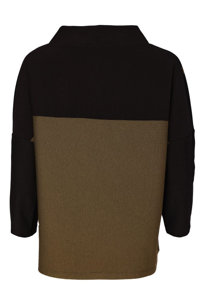 Naya Spot Boarder Print Top
