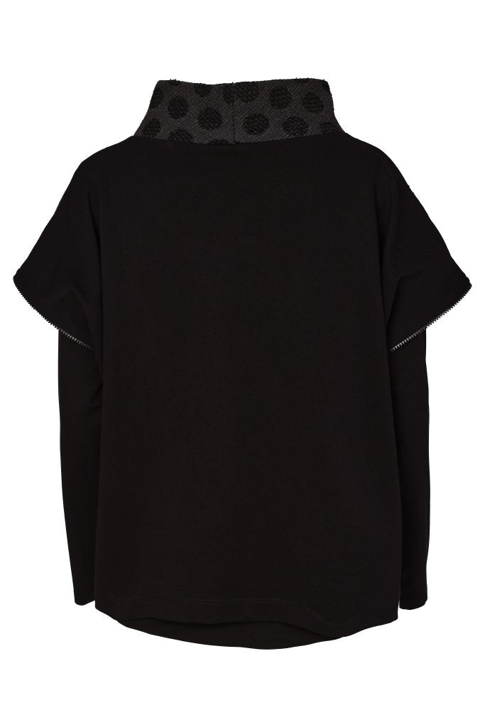 Naya Spot Jacquard Top